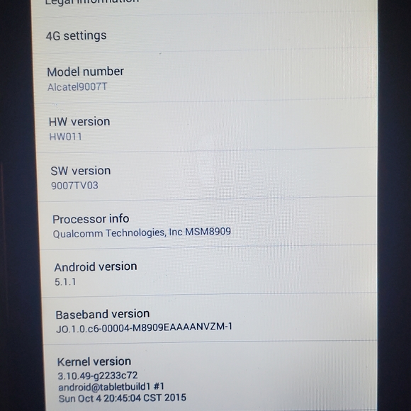 Alcatel OneTouch Pixi 7 9007T Wi-Fi Tablet - Picture 3 of 5